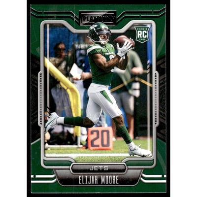 2021 Panini Playbook #114 Elijah Moore RC
