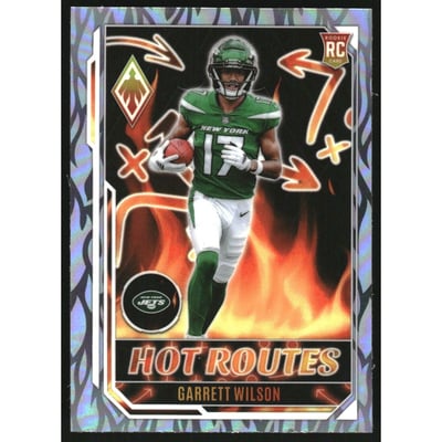 2022 Panini Phoenix Hot Routes #2 Garrett Wilson