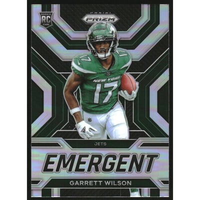2022 Panini Prizm Emergent Prizms Silver #6 Garrett Wilson