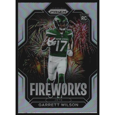 2022 Panini Prizm Fireworks Prizms Silver #21 Garrett Wilson