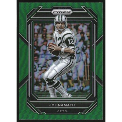 2022 Panini Prizm Prizms Green #232 Joe Namath