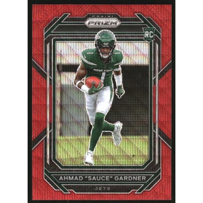 2022 Panini Prizm Prizms Red Wave #341 Ahmad Gardner