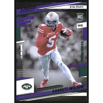 2022 Prestige Xtra Points Premium Purple #308 Garrett Wilson