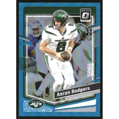 2023 Donruss Optic Aqua #148 Aaron Rodgers