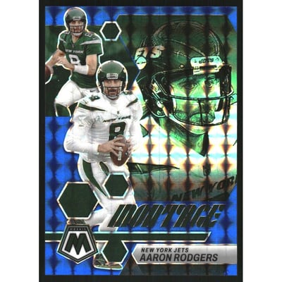 2023 Panini Mosaic Montage Mosaic Blue #7 Aaron Rodgers