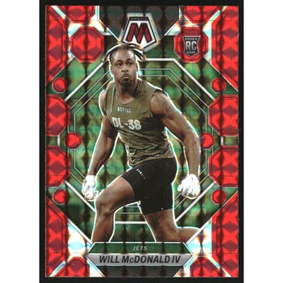 2023 Panini Mosaic Mosaic Red #378 Will McDonald IV