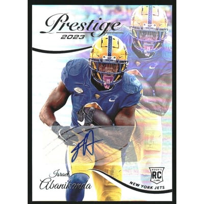 2023 Prestige Xtra Points Signatures Premium #341 Israel Abanikanda