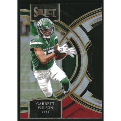 2023 Select Prizm Black and Red Die Cut #115 Garrett Wilson