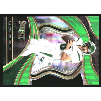 2023 Select Prizm Neon Green Die Cut #300 Aaron Rodgers