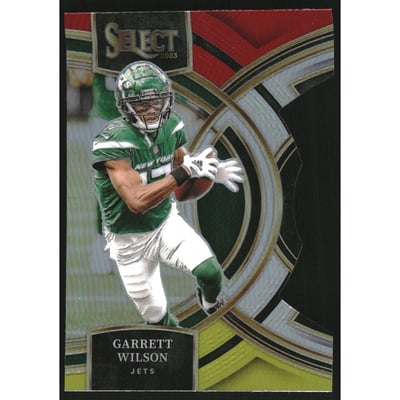 2023 Select Prizm Red and Yellow Die Cut #115 Garrett Wilson