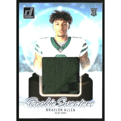 2024 Donruss Rookie Holiday Sweater #34 Braelon Allen