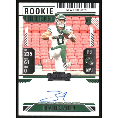 2024 Panini Contenders Variation #115 Braelon Allen
