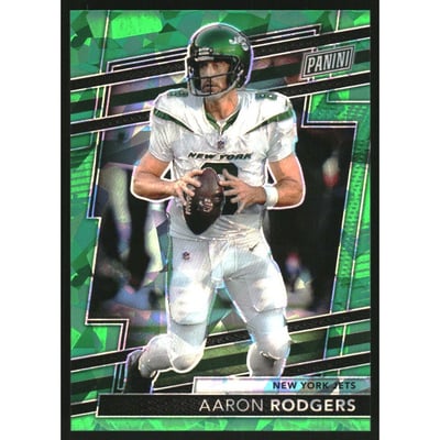2024 Panini National Convention VIP Gold Packs Green Sparkle #4 Aaron Rodgers