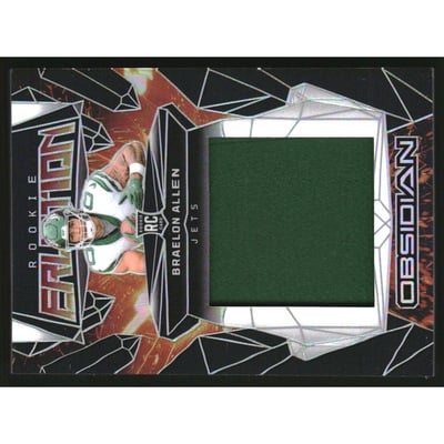 2024 Panini Obsidian Rookie Eruption Materials #5 Braelon Allen