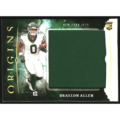 2024 Panini Origins Rookie Jumbo Jerseys #7 Braelon Allen