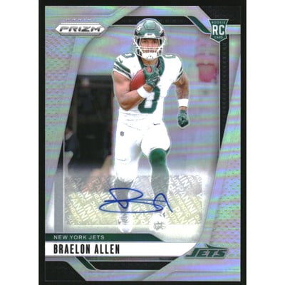 2024 Panini Prizm Autographs Prizms Silver #311 Braelon Allen