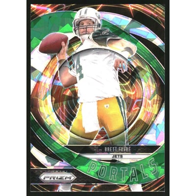 2024 Panini Prizm Portals Prizms Green Ice #2 Brett Favre