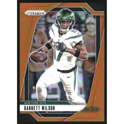 2024 Panini Prizm Prizms Orange #224 Garrett Wilson
