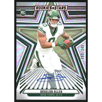 2024 Rookies and Stars Signatures Longevity #110 Braelon Allen/349