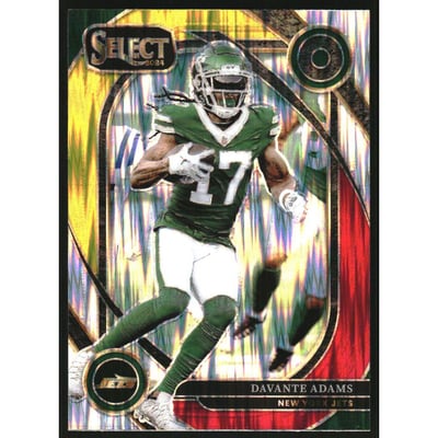 2024 Select Prizm Red and Yellow Shock #245 Davante Adams