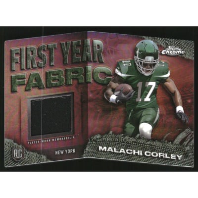 2024 Topps Chrome First Year Fabrics #FYFMC Malachi Corley