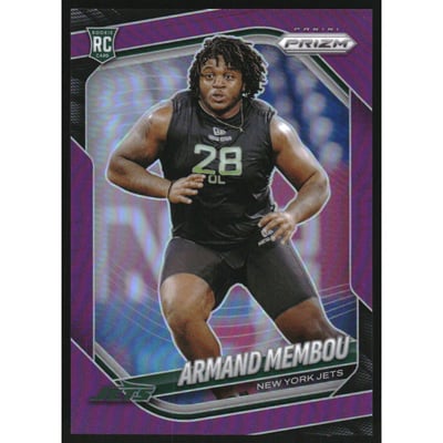2025 Panini Prizm Prizms Purple #357 Armand Membou