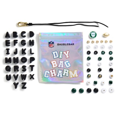 New York Jets BaubleBar Mini Custom Bag Charm Bead Kit