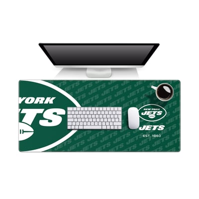 New York Jets Fanpoint 15.7" x 35.4" Logo Series Desk Pad