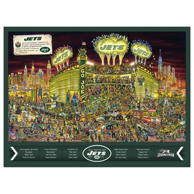 New York Jets Fanpoint 500-Piece Joe Journeyman Puzzle