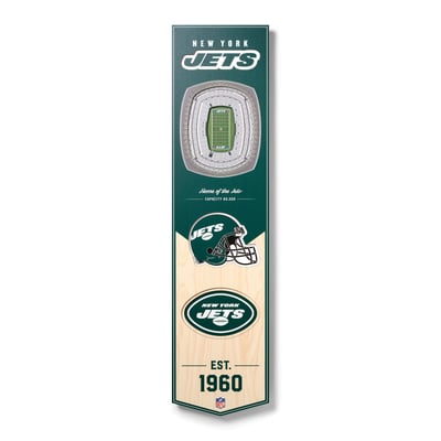 New York Jets Fanpoint 8'' x 32'' 3D StadiumView Banner