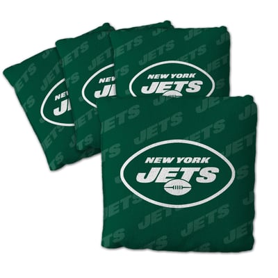 New York Jets Fanpoint Four-Piece Cornhole Bag Set