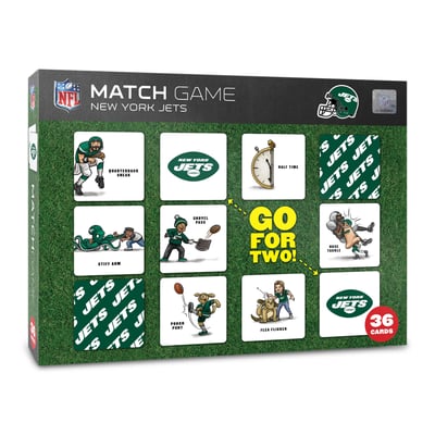 New York Jets Fanpoint Licensed Memory Match Game