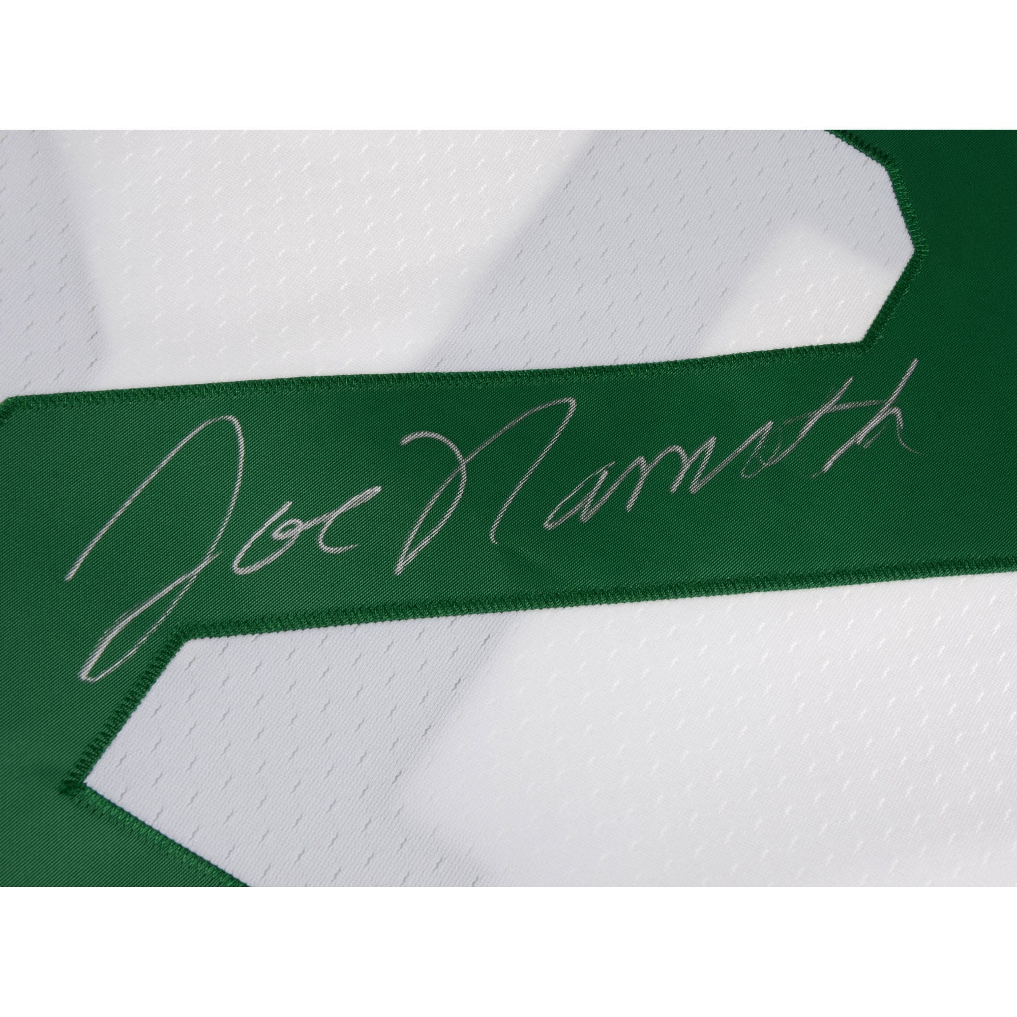 Joe Namath New York Jets Autographed White Mitchell & Ness Legacy