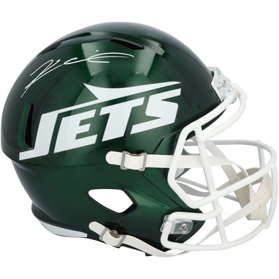 Kenyon Sadiq New York Jets Autographed Fanatics Authentic Riddell Speed Replica Helmet