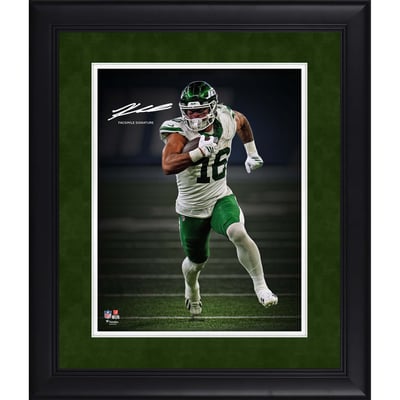 Kenyon Sadiq New York Jets Facsimile Signature Fanatics Authentic Framed 11" x 14" Spotlight Photograph