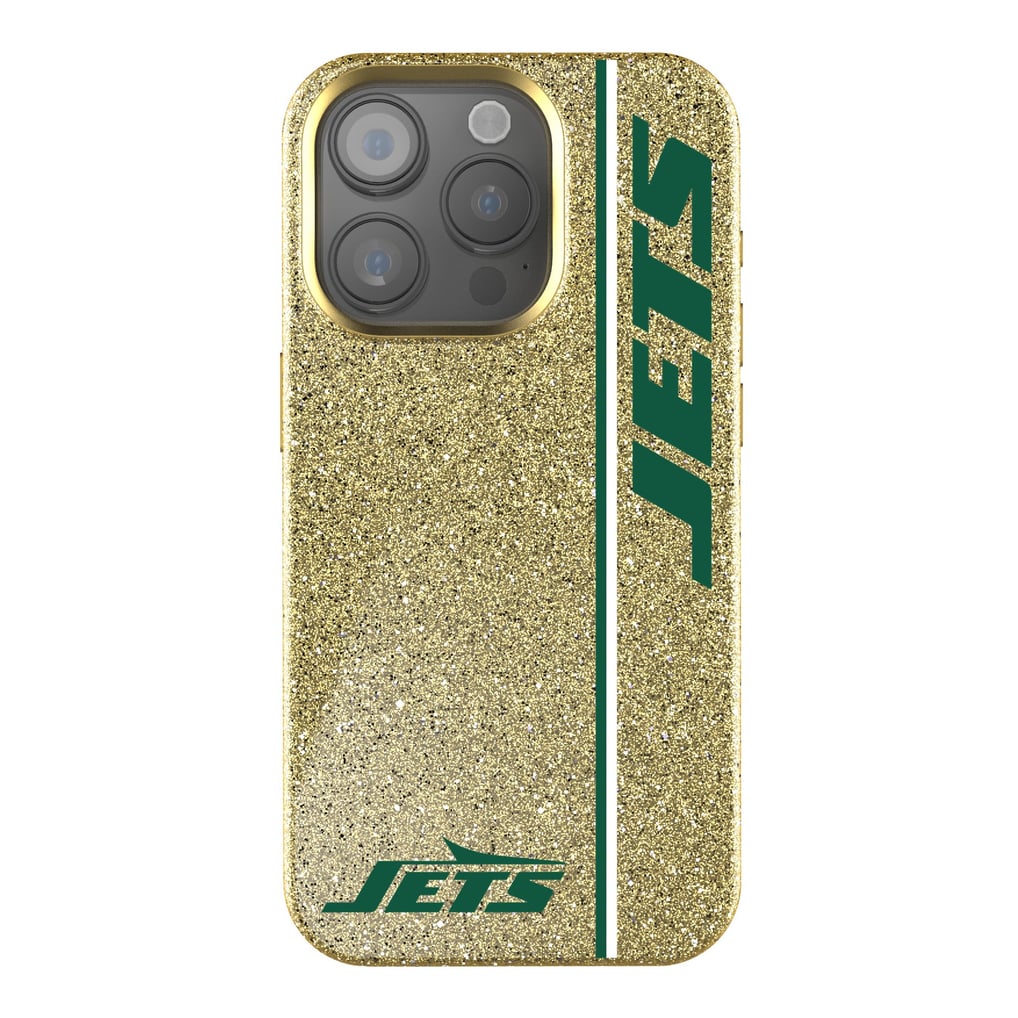 New York Jets Keyscaper iPhone Bling Case - Gold