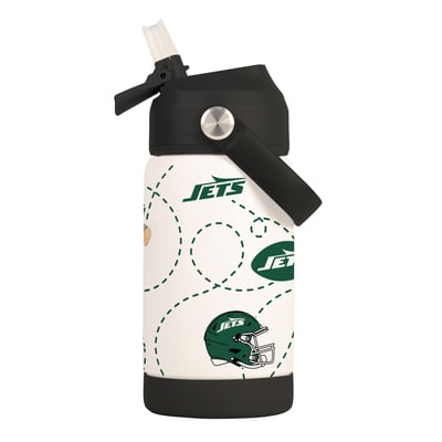 New York Jets Logo Brands 12oz. Mascot Bottle