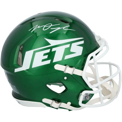 Mason Taylor New York Jets Autographed Fanatics Authentic Riddell Speed Authentic Helmet  