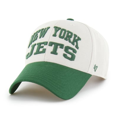 New York Jets '47 Broke Line MVP Adjustable Hat - Bone
