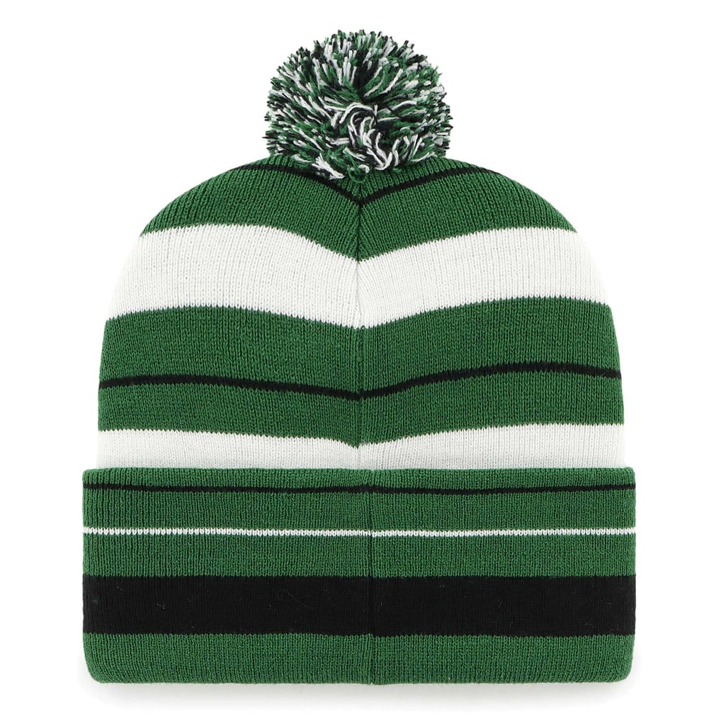 LELE SADOUGHI x NFL NEW YORK JETS  FOREST GREEN BEANIE - NWT Lele Sadoughi Green Jets Beanie with Yarn Pom Pom | Shopbop main image 3