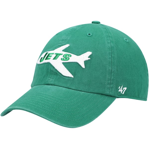 Men's '47 Black New York Jets Secondary Clean Up Adjustable Hat