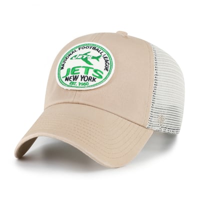 New York Jets '47 Throwback Felton Clean Up Adjustable Hat - Khaki