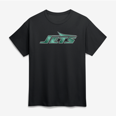 New York Jets Big & Tall Forged Mascot T-Shirt - Black