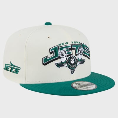 New York Jets Disney x New Era Buzz Lightyear 9FIFTY Snapback Hat - Cream/Green