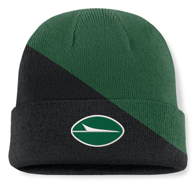 New York Jets Fanatics Tilt Cuffed Knit Hat - Green/Black