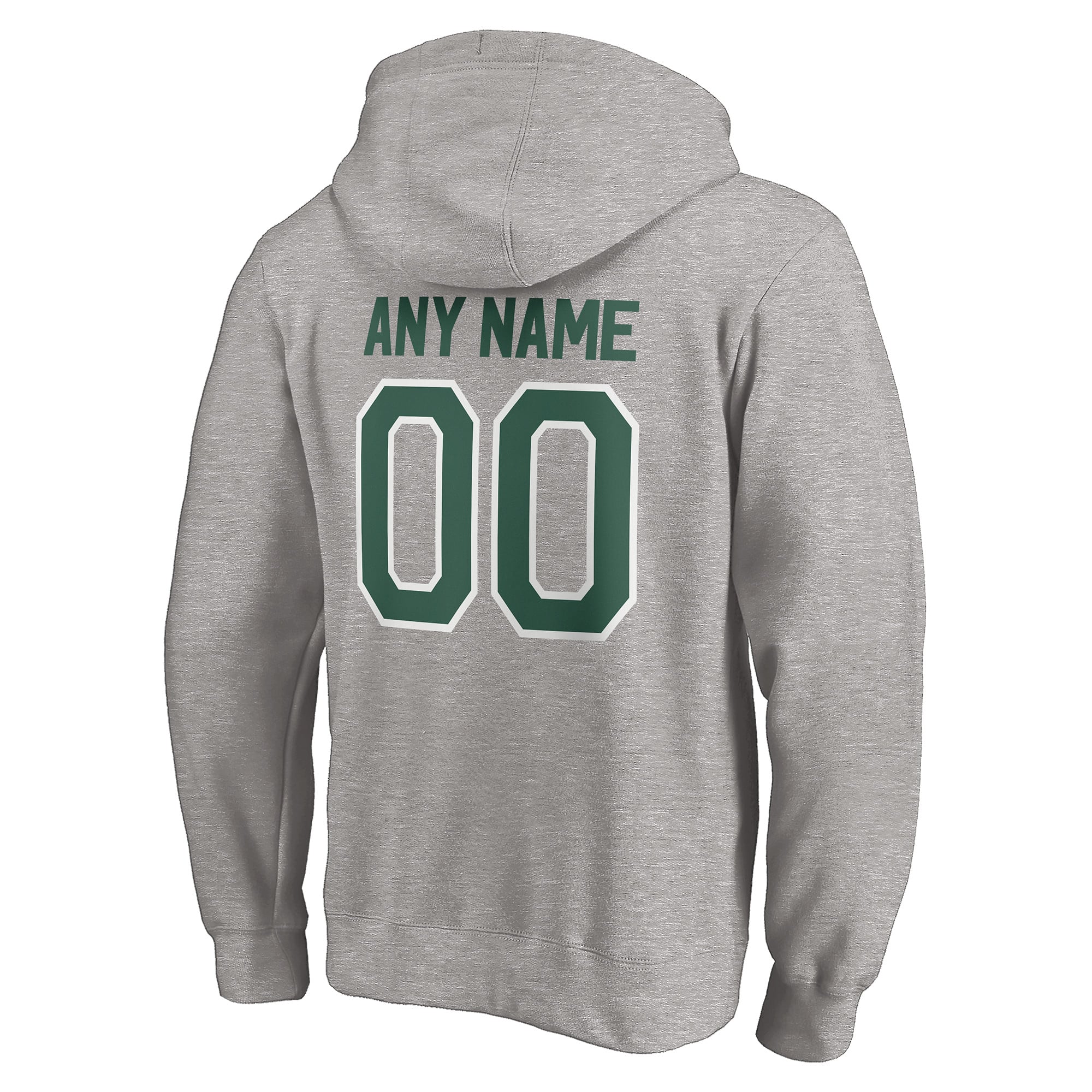 Men's Fanatics Heathered Gray New York Jets Personalized Winning