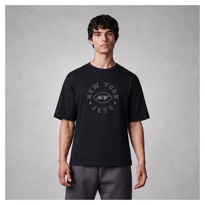 New York Jets Levelwear Luxe Moment Pivot Knit T-Shirt - Black