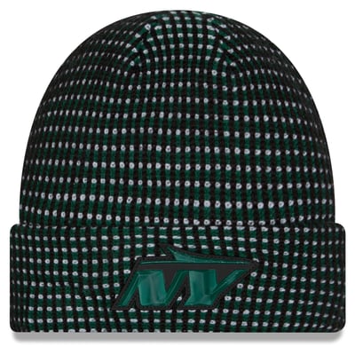 New York Jets New Era 2026 Sideline Cold Weather  Cuffed Knit Hat - Black