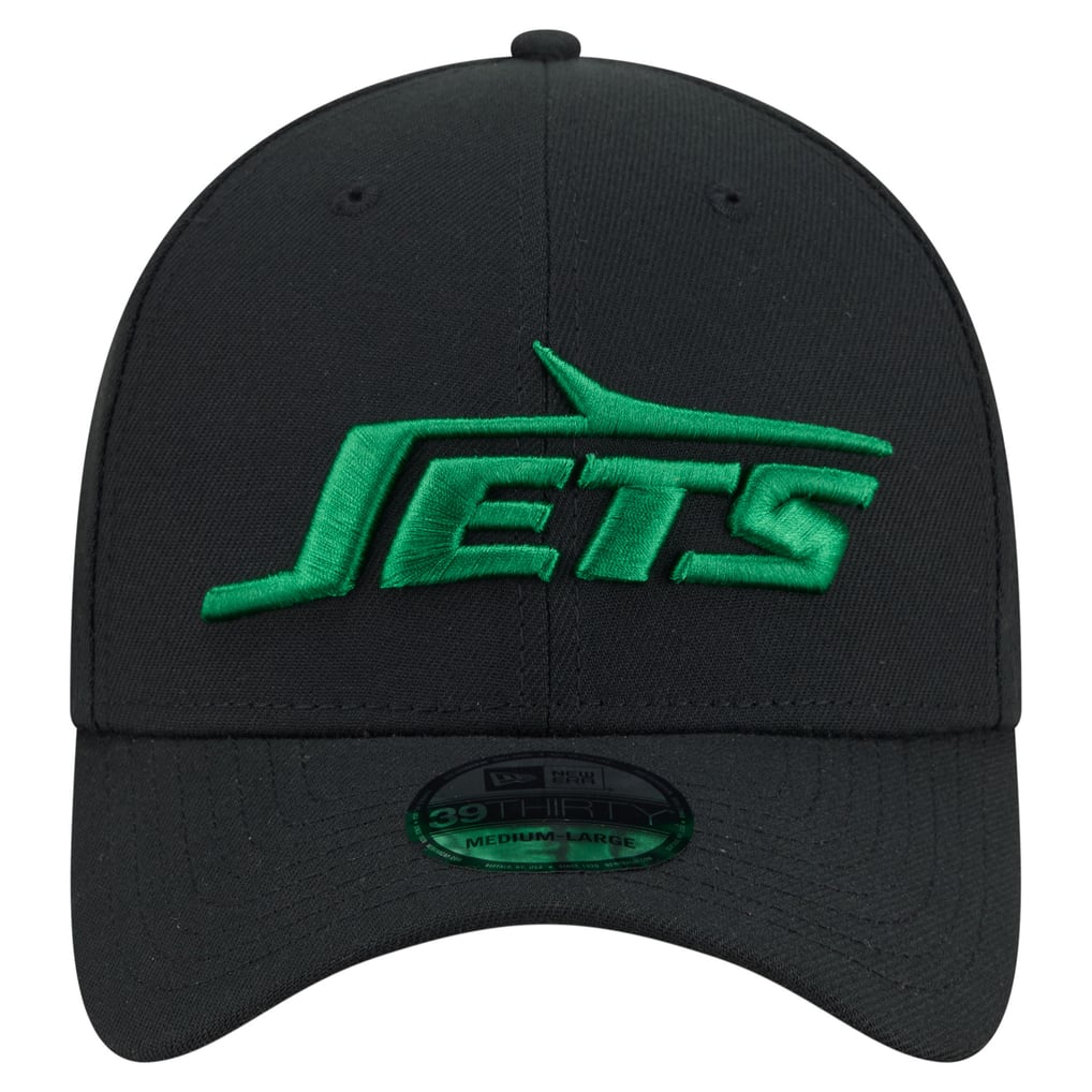  New York Jets New Era Core Team 39THIRTY Flex Hat - Black