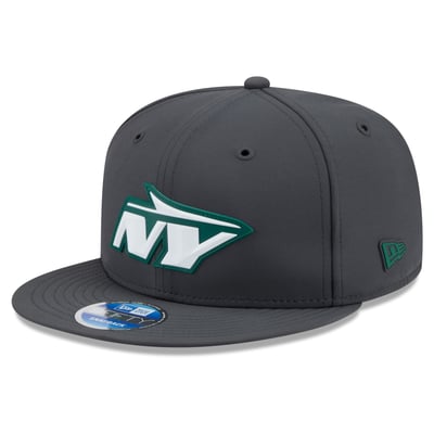 New York Jets New Era 2026 Sideline Cold Weather  9FIFTY Snapback Hat - Charcoal